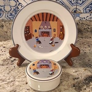 Villeroy & Boch 🔥 DESIN NAIF ceramic box and plate